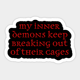 Inner Demons Sticker